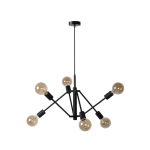 kinkiecik.pl Lampa wisząca LESTER 6xE27 Black 21424/06/30 Lucide